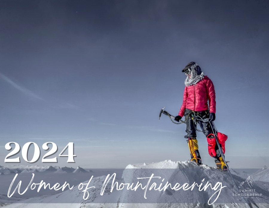 Cover of the 2024 Women of Mountaineering calendar