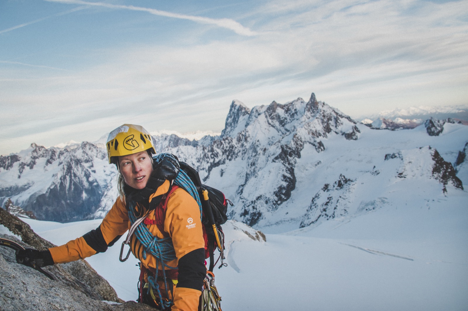 Emma Svensson in the mountains